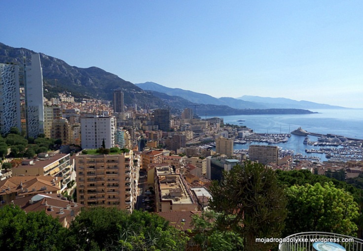 Monako Francja Lazurowe Wybrzeże panorama